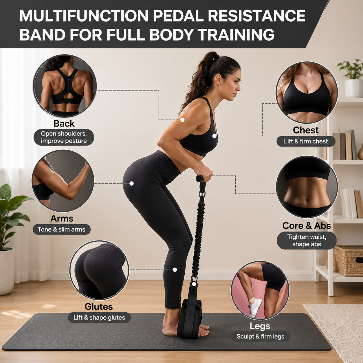 Sonic Bodyshaper™ (Pedal Resistance Band)